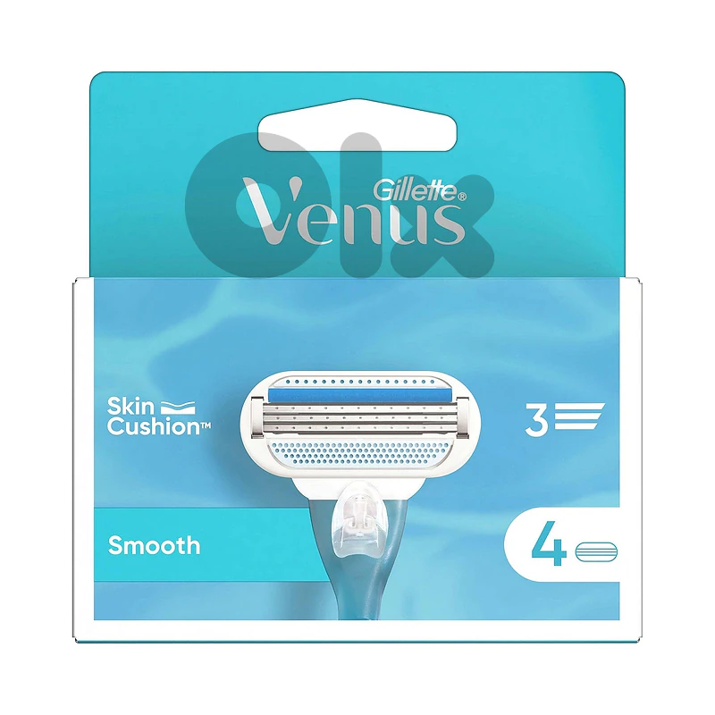 Gillette Venus Smooth Refill Cartridges, 4 Pack