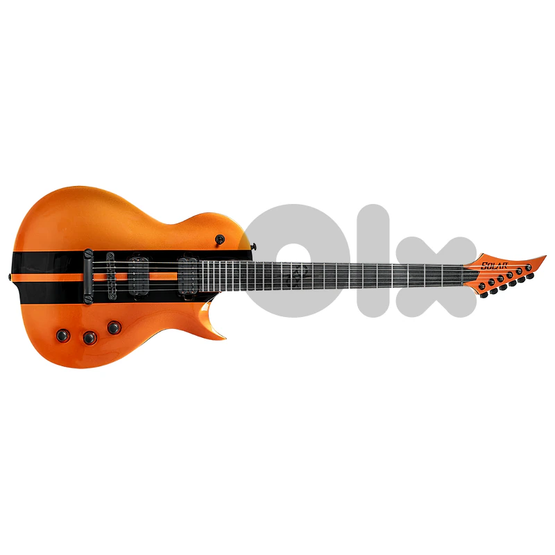 Solar Guitars GC1.6T-RSO Electric Guitar – Orange Metallic with Black