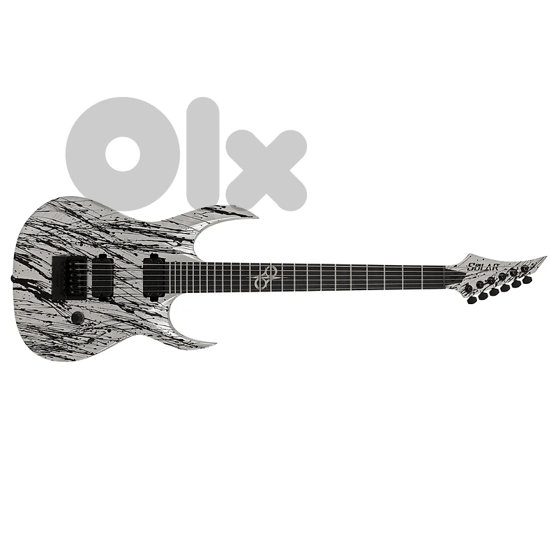 Solar Guitars A1.6SOP Canibalismo Electric Guitar – Silver Open Pore M