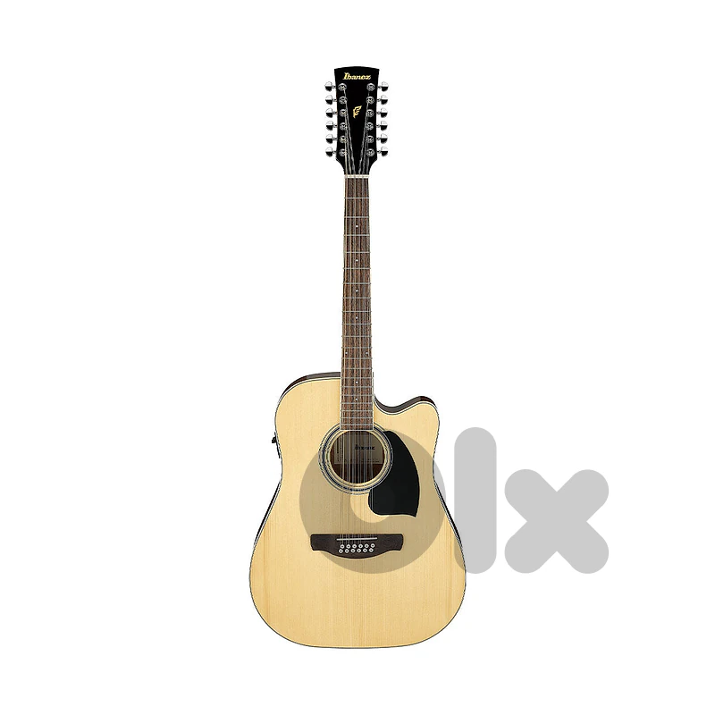 Ibanez PF1512ECE Performance Electro-Acoustic Guitar – Natural High Gl