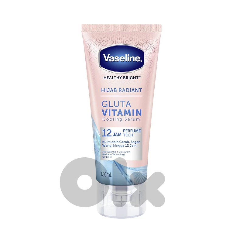 Vaseline Healthy Bright Gluta Vitamin Hijab Radiant Cooling Serum 180 mL