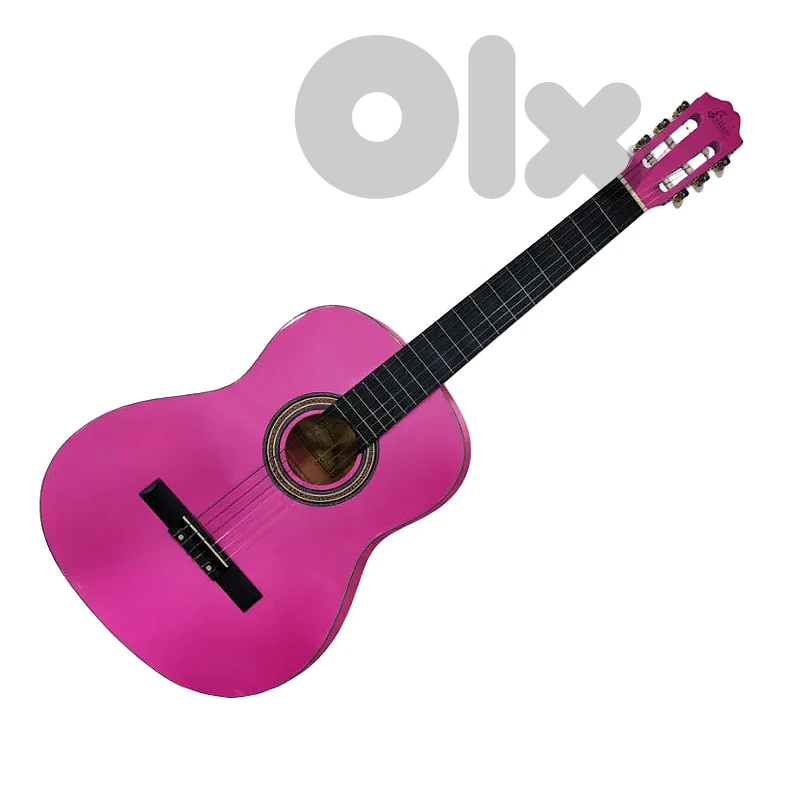 Aileen Guitar Pink 3/4