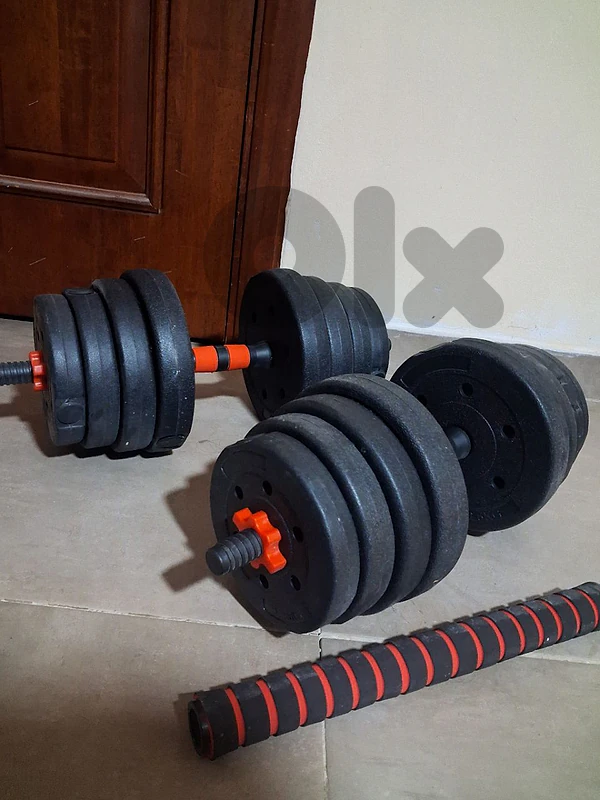 30kg adjustable dumbles