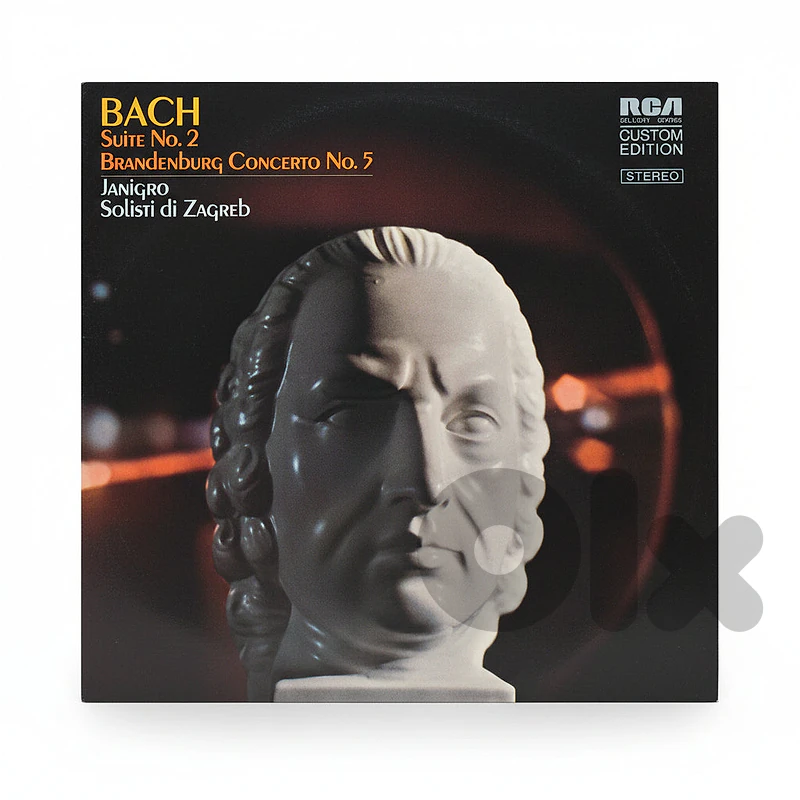 Bach – Brandenburg Concerto No. 5 I Solisti di Zagreb & Janigro 12" Vi