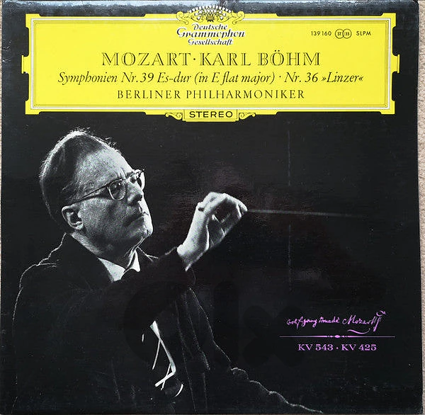 Karl Böhm & Berliner Philharmoniker – Mozart Symphonien No. 39 & No. 3