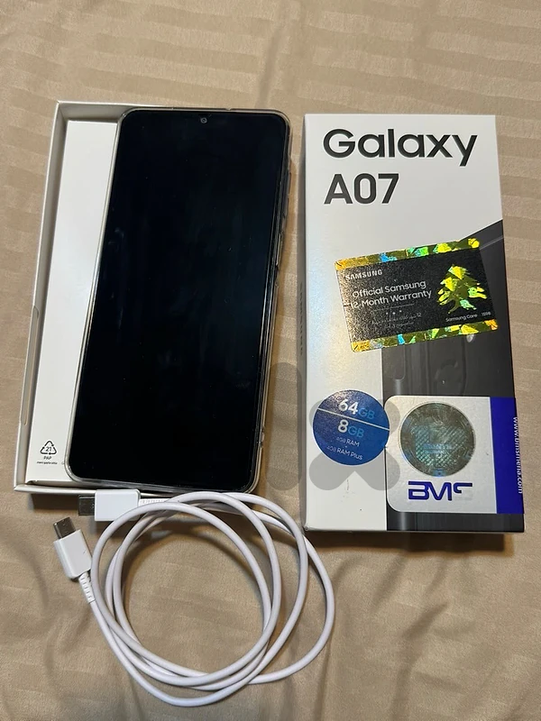 samsung A07 used for 8 days