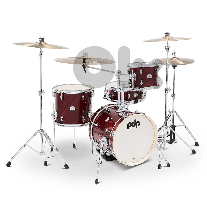 PDP New Yorker 4-Piece Shell Pack 16", Twisted Cherry, Chrome Hardware