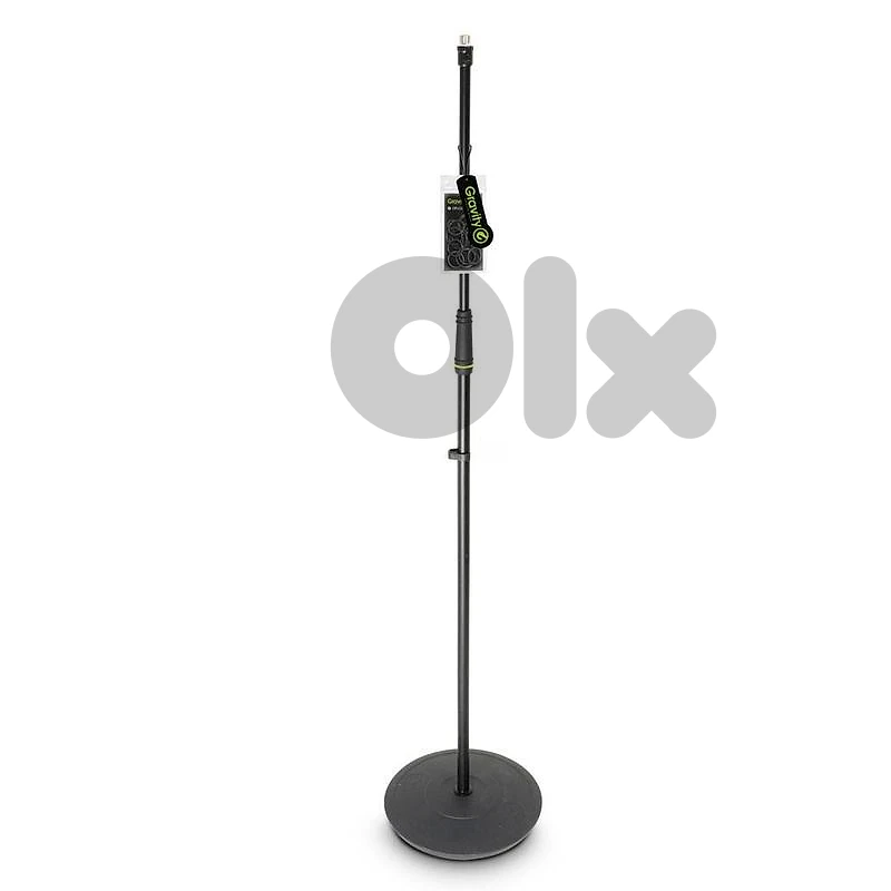 Gravity MS 23 Microphone Stand with Round Base, Black