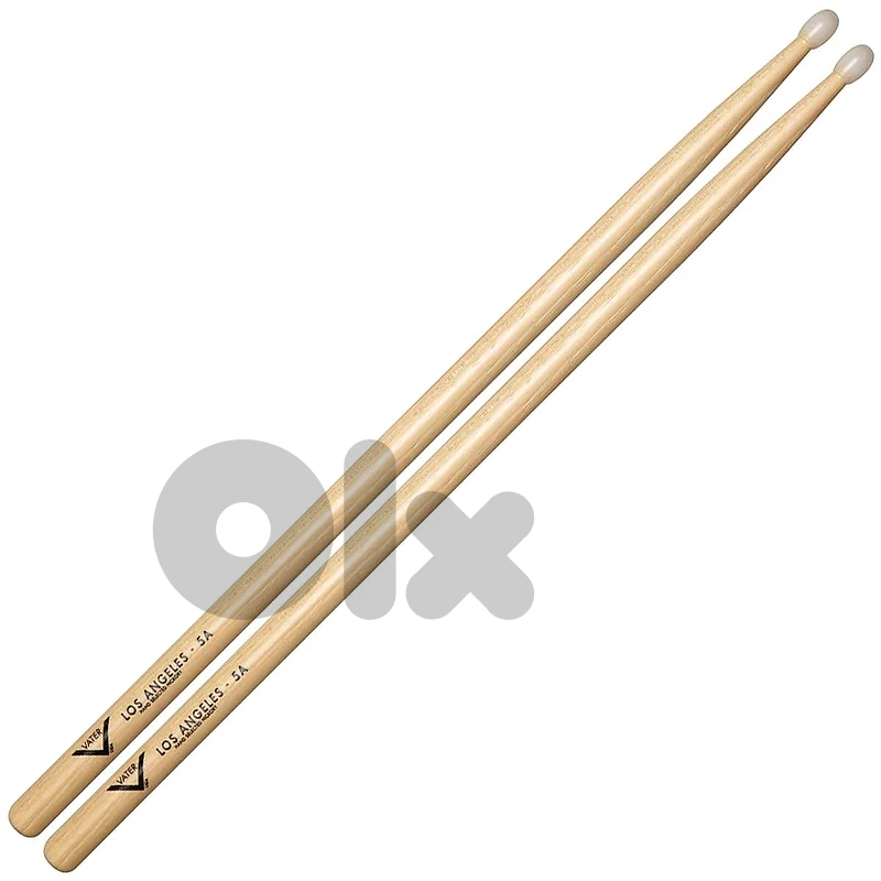 Vater Los Angeles 5A Nylon Tip Drumsticks – American Hickory