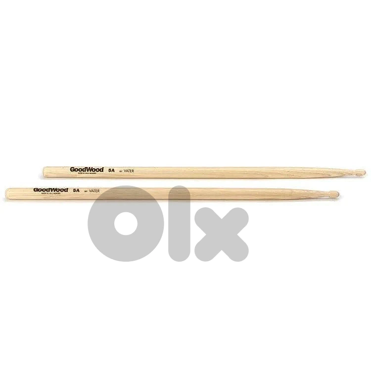 Vater 5B Wood Tip Drumsticks – American Hickory