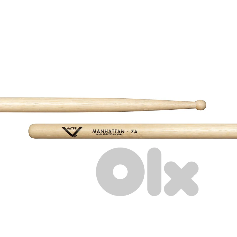 Vater Manhattan 7A Wood Tip Drumsticks – American Hickory