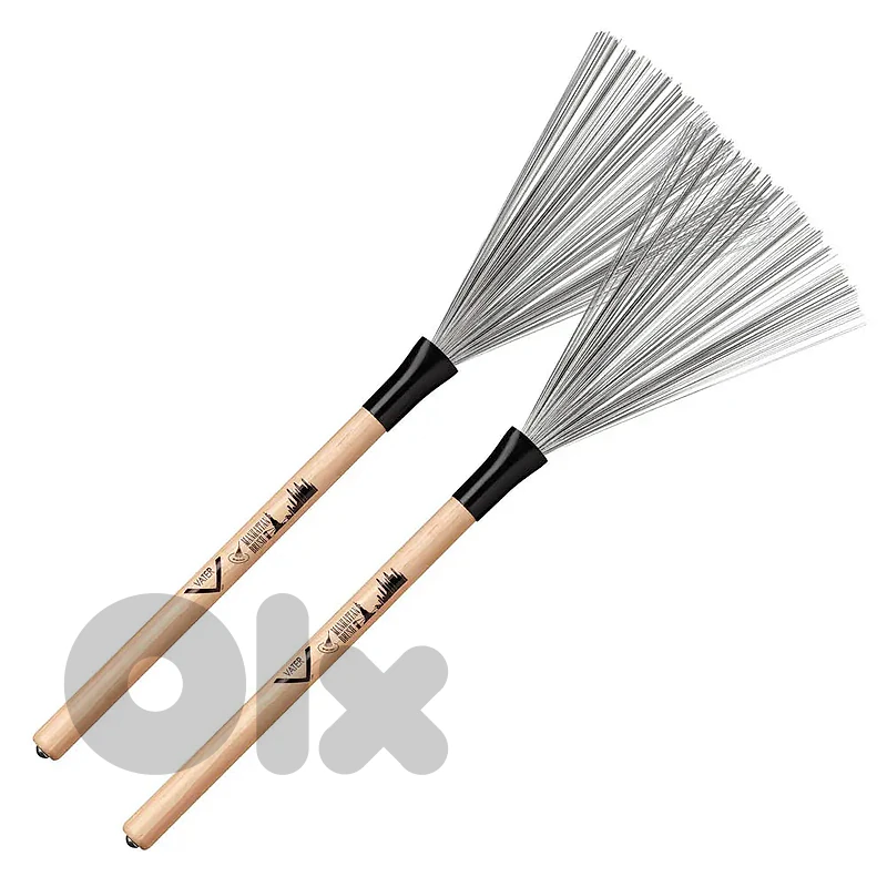Vater Manhattan Brush – Wood Handle Wire Drum Brush (VWTM)