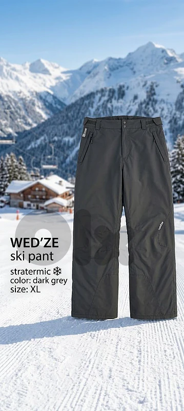 wedze ski pant