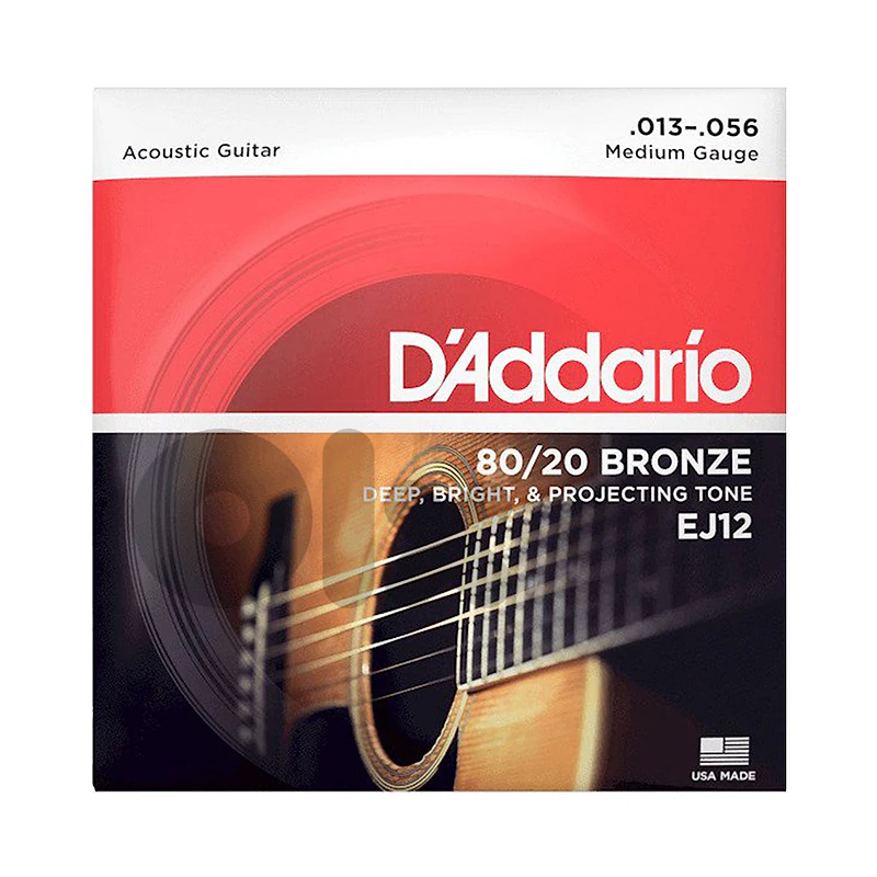 D’Addario EJ12 13-56 Medium Acoustic Guitar Strings