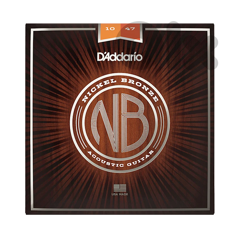 D’addario NB1047 10-47 Nickel Bronze Extra Light Acoustic Guitar Strin