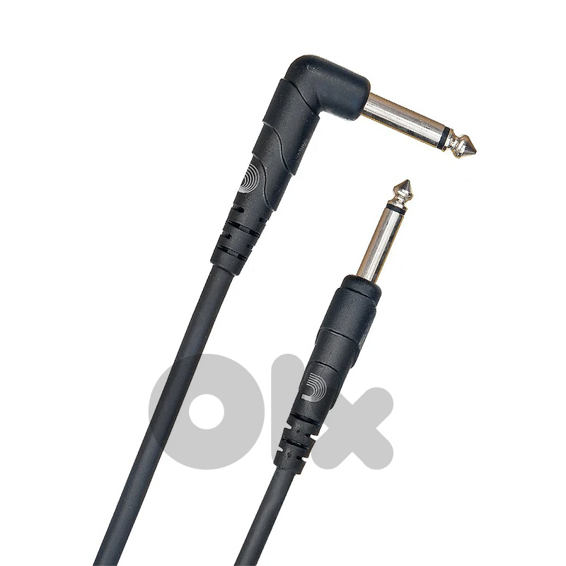 D’Addario PW-CGTRA-20 6m Right Angle Custom Series Instrument Cable