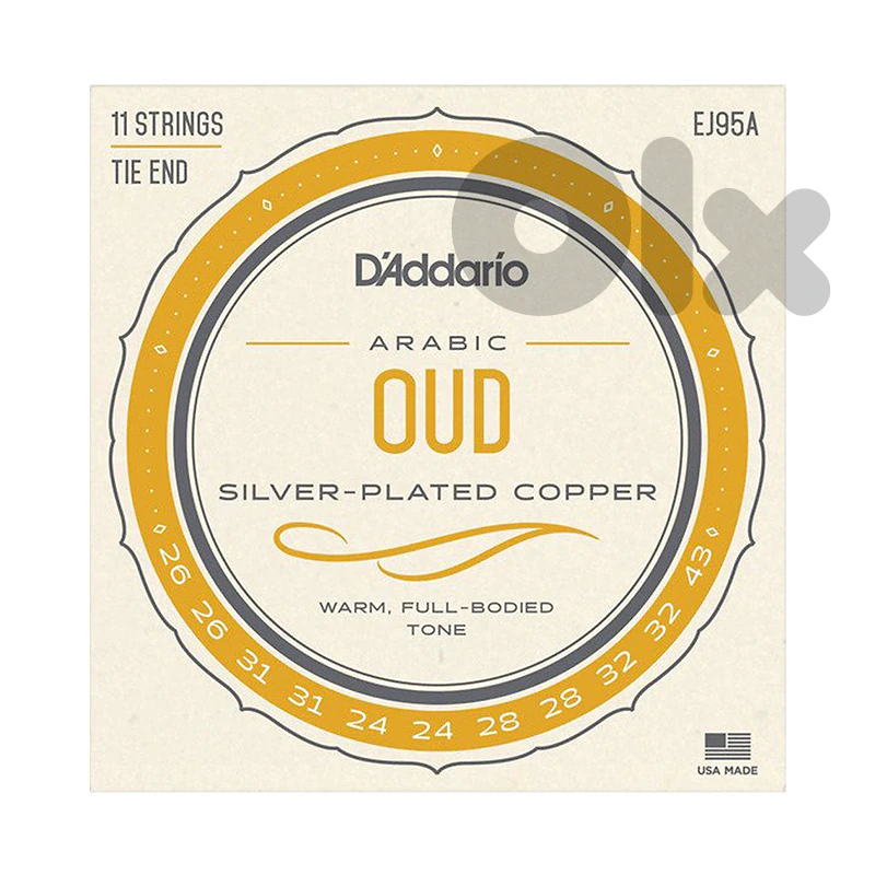 D'Addario Oud Normal Tension 11-String Set for Arabic Tuning EJ95A