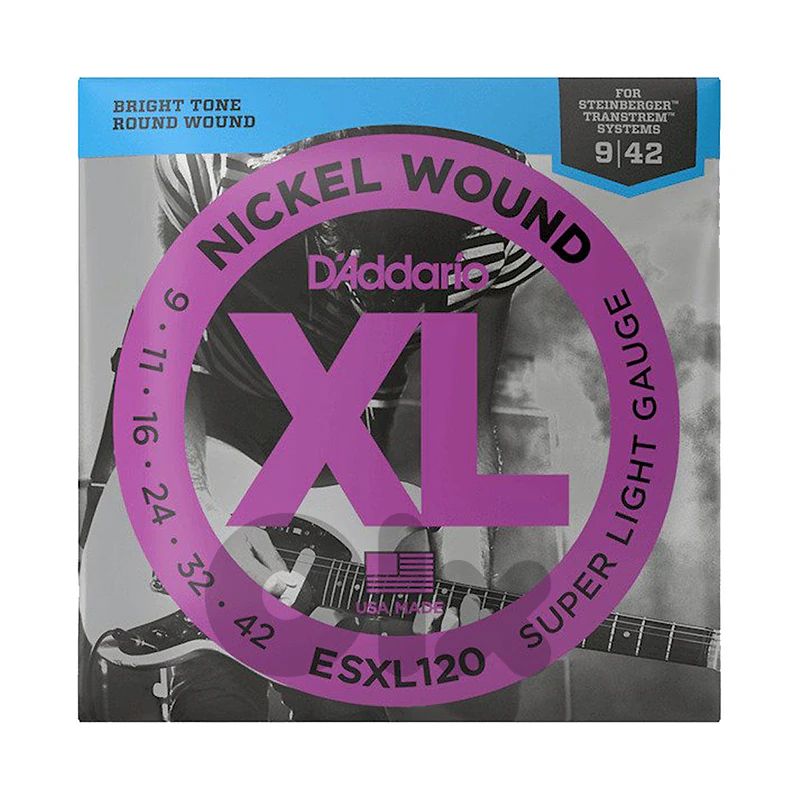 D’Addario ESXL120 09-42 Super Light Double Ball End Electric Guitar St