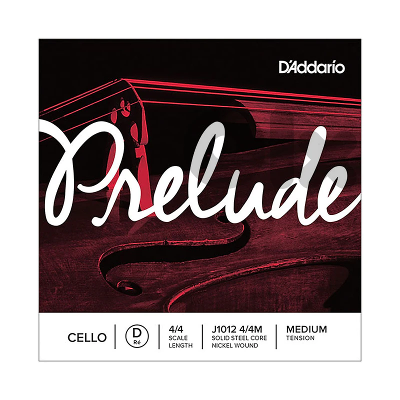 D’Addario J1012 4/4M Prelude Single D Cello String