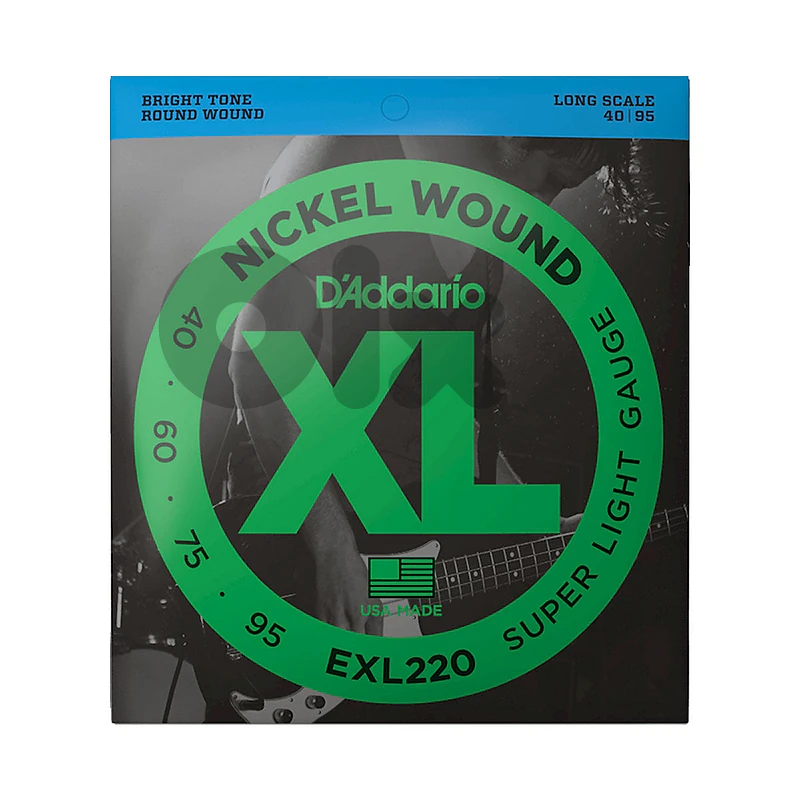 D’addario EXL220 40-95 Super Light Long Scale Bass Strings