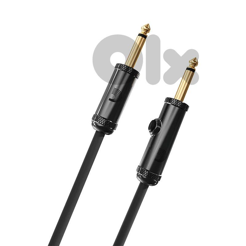 D’addario PW-AG-15 4.5m Circuit Breaker Instrument Cable with Momentar