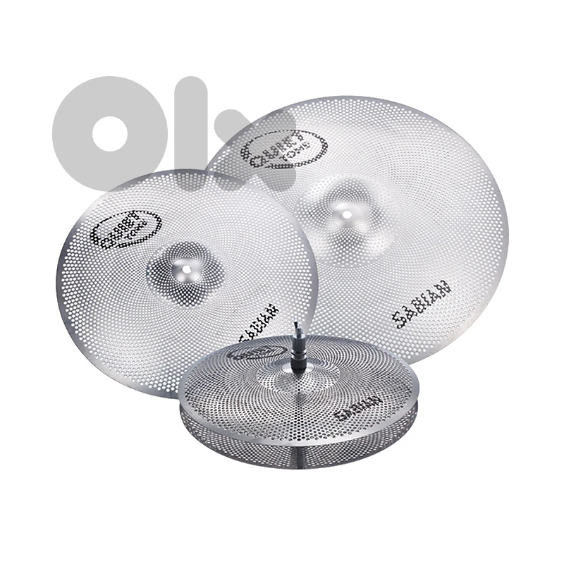 Sabian QTPC503 14-16-20 Quiet Tone Practice Cymbals Set