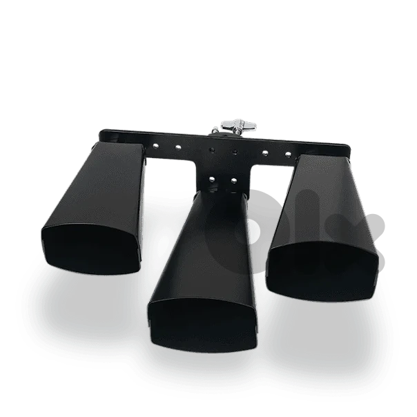 LP Tri-Bell 3", 4", 5 1/2" Vise Mount, Black
