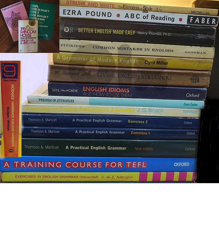 Language guides and reference books (18 books)