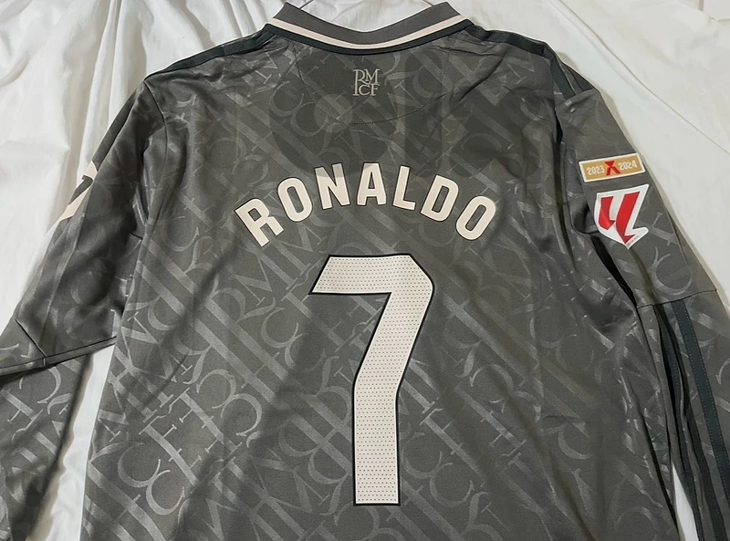 Real madrid long sleeve ronaldo 7 laliga winner badge 23/24