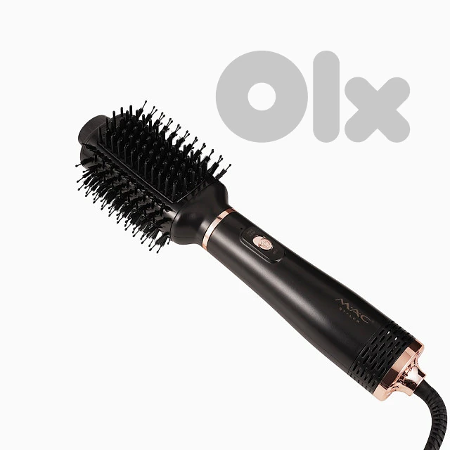 MAC Hot Air Brush – Dryer & Volumizer Comb for Frizzy, Curly Hair