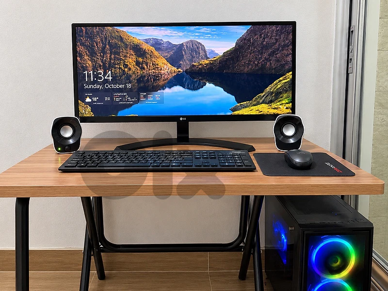 🔥 POWERFUL DESKTOP PC SETUP | i7 | 32GB RAM | Quadro 8GB | LG 29"