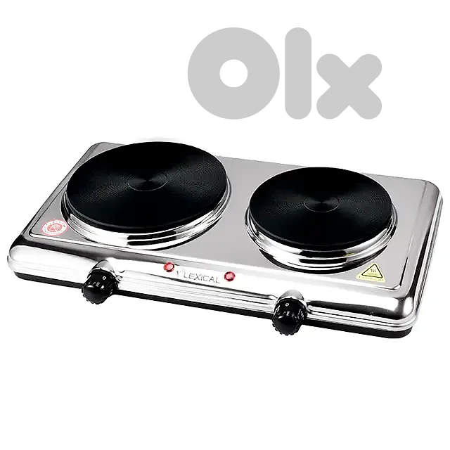 Lexical 2200W Double Infrared Stove — Fast Heating Stainless Steel Lexical 2200W Double Infrared Stove — Fast Heating Stainless Steel