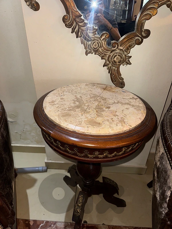 marble table