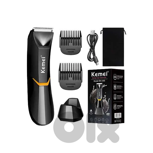 Kemei Body Hair Trimmer – Versatile Groin & Beard Groomer