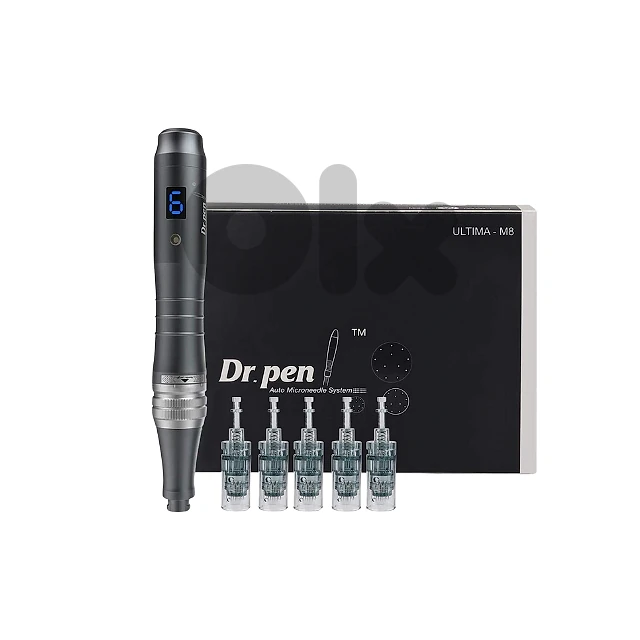 Dr. Pen M8 Microneedling Pen, Cordless with 5 Cartridges 0.25mm