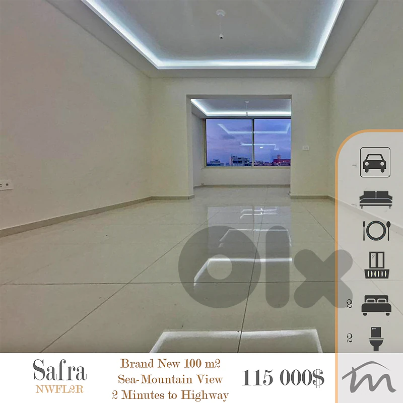 Safra | Brand New 100m² | Minute to Highway | Open Sea-Mountain View Safra | Brand New 100m² | Minute to Highway | Open Sea-Mountain View