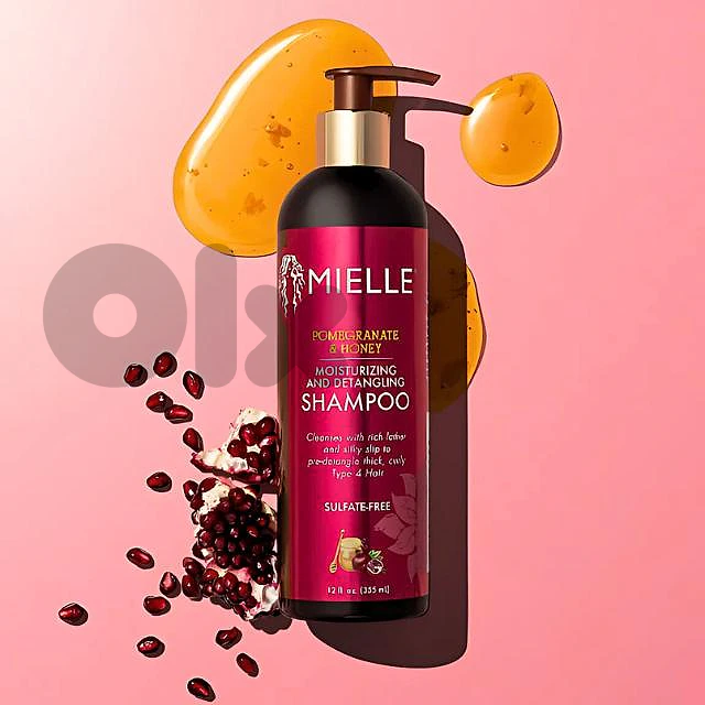 Mielle Moisturizing Shampoo for Soft, Detangled Curly Hair, 355ml