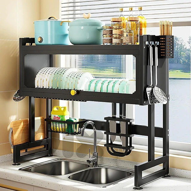 2-Layer Stainless Steel Dish Drying Rack 2-Layer Stainless Steel Dish Drying Rack