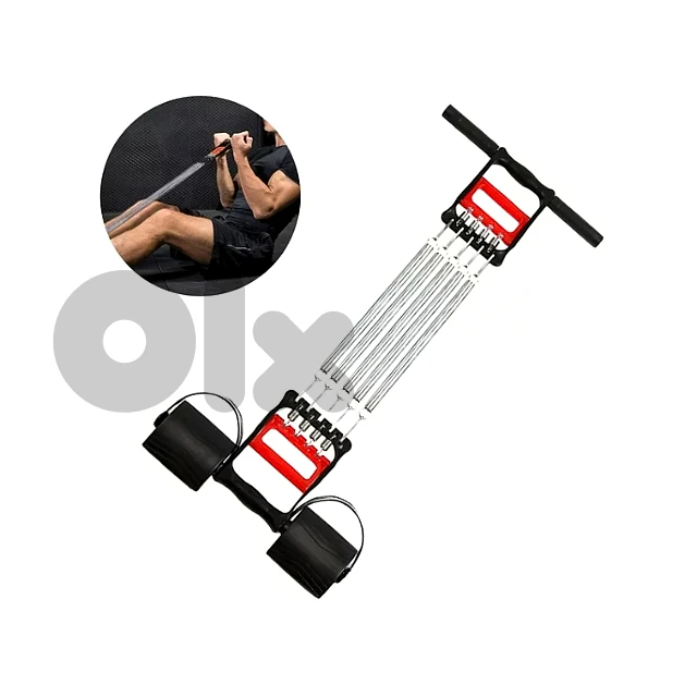 5-Spring Adjustable Chest Expander — Portable Resistance Trainer