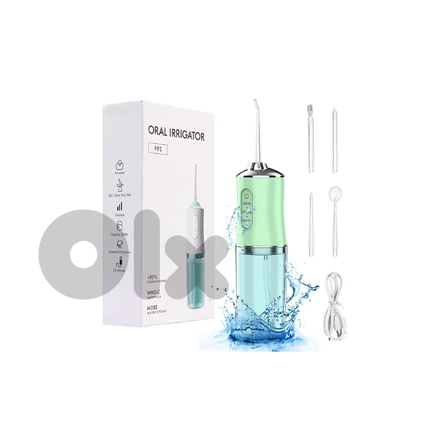Cordless Water Flosser with 4 Nozzles – Deep Teeth Clean, USB