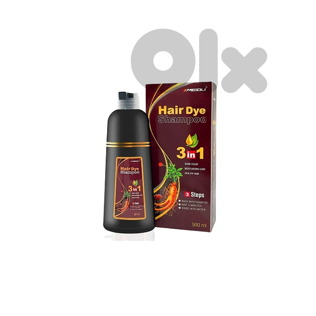 Meidu Hair Dye Shampoo, 3-in-1 Natural White Hair Dye 500ml Meidu Hair Dye Shampoo, 3-in-1 Natural White Hair Dye 500ml