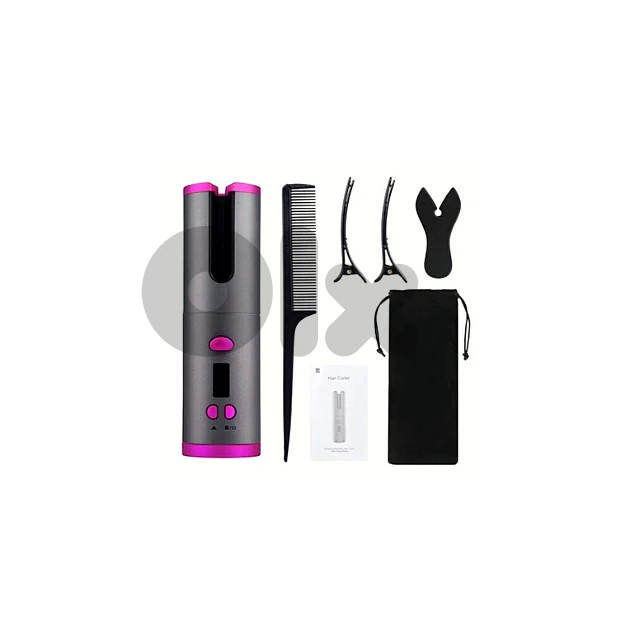 Cordless Curling Iron with 6 Timer and Heat Settings