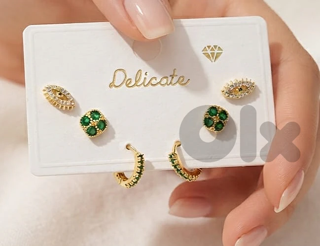 حلق دهب برازيلي 4$