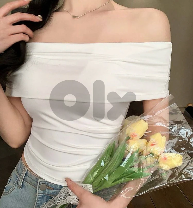 White Off Shoulder Top
