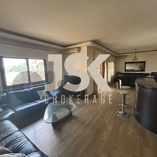 L23035 Furnished 3-Bedroom Apartment For Rent in Naccache