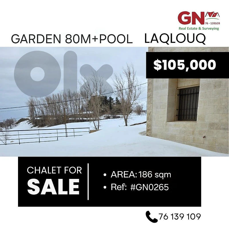 Chalet in Laqlouq 186m² ONLY for 105K في اللقلوق