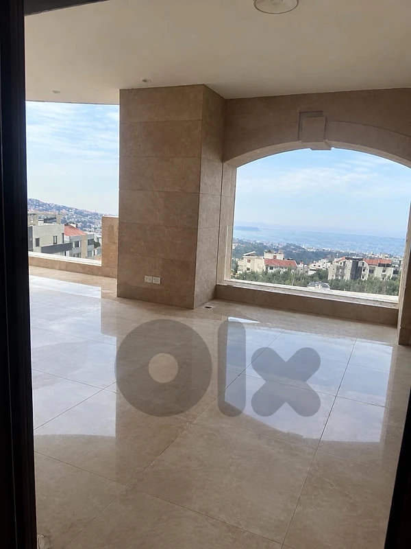 Luxury Duplex unblocked sea view for rent Ballouneh|IA
