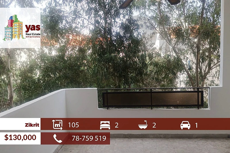 Zikrit 105m2 | Calm Area | Excellent Condition | Catch | PM