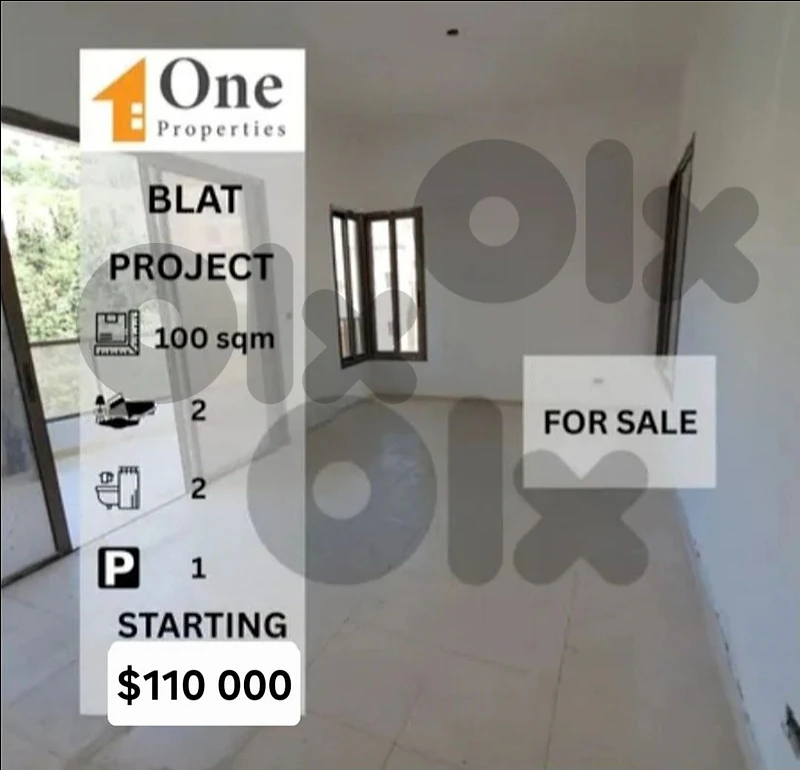 APARTMENTS FOR SALE IN BLAT JBEIL
