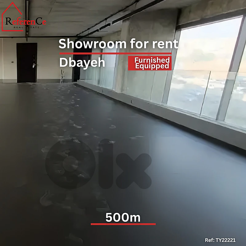 Showroom for rent in Dbaye صالة للإيجار في ضبية Showroom for rent in Dbaye صالة للإيجار في ضبية